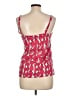 Apostrophe Red Sleeveless Top Size L - photo 2