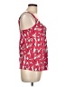 Apostrophe Red Sleeveless Top Size L - photo 4