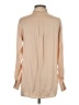 Equipment 100% Silk Color Block Tan Long Sleeve Silk Top Size XS - photo 2