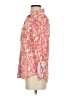 Relativity Print Pink Long Sleeve Blouse Size S - photo 5