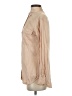 Equipment 100% Silk Color Block Tan Long Sleeve Silk Top Size XS - photo 5