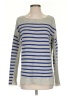 Love, Hanna Stripes Blue Pullover Sweater Size S - photo 1