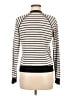 Assorted Brands Stripes Ivory Black Turtleneck Sweater One size - photo 2