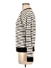 Assorted Brands Stripes Ivory Black Turtleneck Sweater One size - photo 5