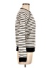 Assorted Brands Stripes Ivory Black Turtleneck Sweater One size - photo 4