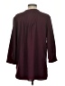 GNW 100% Polyester Burgundy 3/4 Sleeve Blouse Size S - photo 2