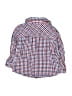 JoJo Maman Bebe 100% Cotton Checkered-gingham Red Long Sleeve Button-Down Shirt Size 18-24 mo - photo 2