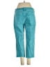 Capri Color Block Teal Jeans Size 0 - photo 2