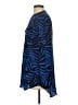 Rock & Republic Animal Print Blue Long Sleeve Blouse Size XS - photo 5