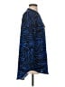 Rock & Republic Animal Print Blue Long Sleeve Blouse Size XS - photo 4