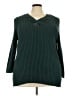 Catherines 100% Cotton Green Pullover Sweater Size 2X - photo 1