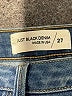 Just Black Solid Blue Jeans Size 27 waist - photo 7