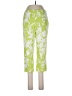 Real Clothes Floral Green Casual Pants Size 10 (petite) - photo 1