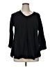 AP.NY 100% Cotton Black 3/4 Sleeve Blouse Size XL - photo 1