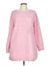 Unbranded 100% Polyester Pink Pullover Sweater Size L - photo 1