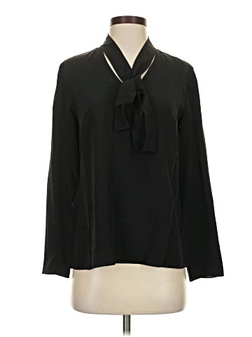 Cuyana Long Sleeve Silk Top (view 1)