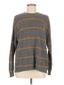 American Eagle Outfitters Stripes Gray Pullover Sweater Size M - photo 1