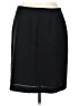 Amanda Smith 100% Leather Solid Black Formal Skirt Size 12 - photo 1