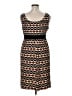 Tiana B. Print Black Casual Dress Size XL - photo 2
