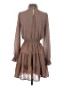 Sweet Wanderer 100% Polyester Polka Dots Brown Casual Dress Size S - photo 2