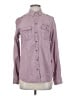 Express 100% Lyocell Purple Long Sleeve Button-Down Shirt Size XS - photo 1