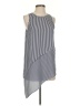 Project Runway 100% Polyester Silver Blue Sleeveless Top Size S - photo 1