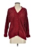 BCBGMAXAZRIA Burgundy Cardigan Size XS - photo 1