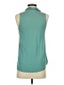 Splendid 100% Rayon Teal Sleeveless Button-Down Shirt Size XS - photo 2