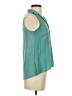 Splendid 100% Rayon Teal Sleeveless Button-Down Shirt Size XS - photo 4