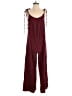 Shein Solid Burgundy Jumpsuit Size 4 - photo 1