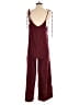 Shein Solid Burgundy Jumpsuit Size 4 - photo 2