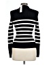 The Workshop Color Block Stripes Black Long Sleeve Top Size L - photo 2
