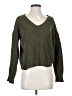 Hippie Rose Green Pullover Sweater Size S - photo 1