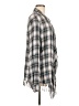 Willow & Clay 100% Rayon Plaid Gray Kimono Size M - photo 4