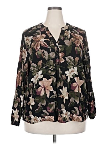 Well Worn Long Sleeve Blouse (view 1)