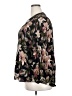 Well Worn Floral Black Long Sleeve Blouse Size 2X - photo 5