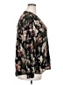 Well Worn Floral Black Long Sleeve Blouse Size 2X - photo 4