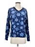 Nautica Print Blue Pullover Sweater Size S - photo 1