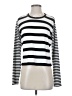 Splendid Stripes Silver Long Sleeve Top Size S - photo 1