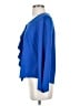 Pearl 100% Polyester Blue Long Sleeve Blouse Size S - photo 5