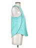 Adidas 100% Polyester Teal Active Tank Size S - photo 4