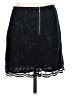 Dalia Collection 100% Polyester Black Formal Skirt Size 2 - photo 2