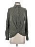 Paper Crane Green Long Sleeve Blouse Size S - photo 1