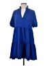 1.State 100% Polyester Solid Blue Casual Dress Size S - photo 1