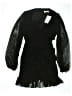 showpo 100% Polyester Black Cocktail Dress Size 0 - photo 1