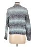 Tommy Hilfiger Metallic Blue Turtleneck Sweater Size M - photo 2