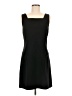 Harold's 100% Polyester Solid Black Casual Dress Size 8 - photo 1