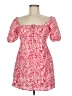 RVCA Paisley Red Cocktail Dress Size M - photo 1