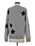 Saks Fifth Avenue Stars Silver Gray Pullover Sweater Size 1 - photo 2