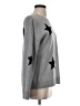 Saks Fifth Avenue Stars Silver Gray Pullover Sweater Size 1 - photo 4